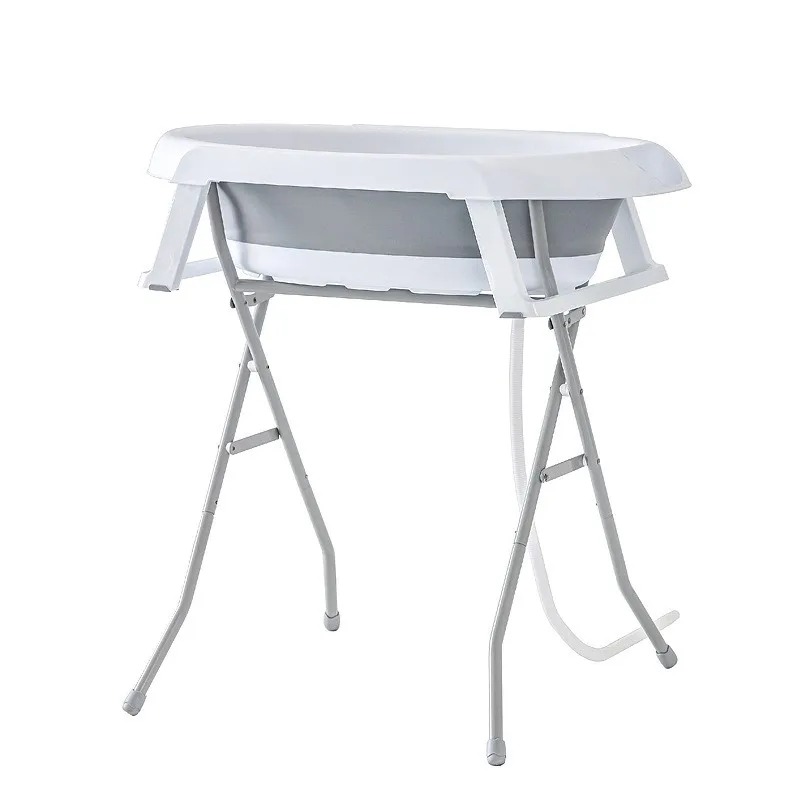 Non-Bending Shower Basin Set with Support Folding Bathtub All-In-One Baby Care Table with Diaper Changing Clothes Drying Rack
Non-Bending Shower Basin Set with Support Folding Bathtub All-In-One Baby Care Table with Diaper Changing Clothes Drying Rack