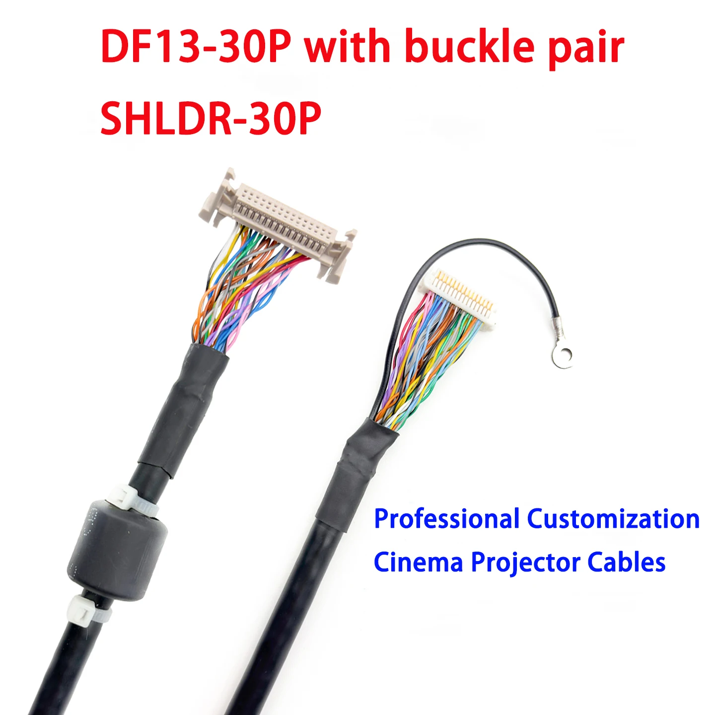 DF13-30P Snap Pair SHLDR-30P Movie Projector Equipment Cable Magnetic Ring Multi-Core Shielded for Audio Video Connections
DF13-30P Snap Pair SHLDR-30P Movie Projector Equipment Cable Magnetic Ring Multi-Core Shielded for Audio Video Connections