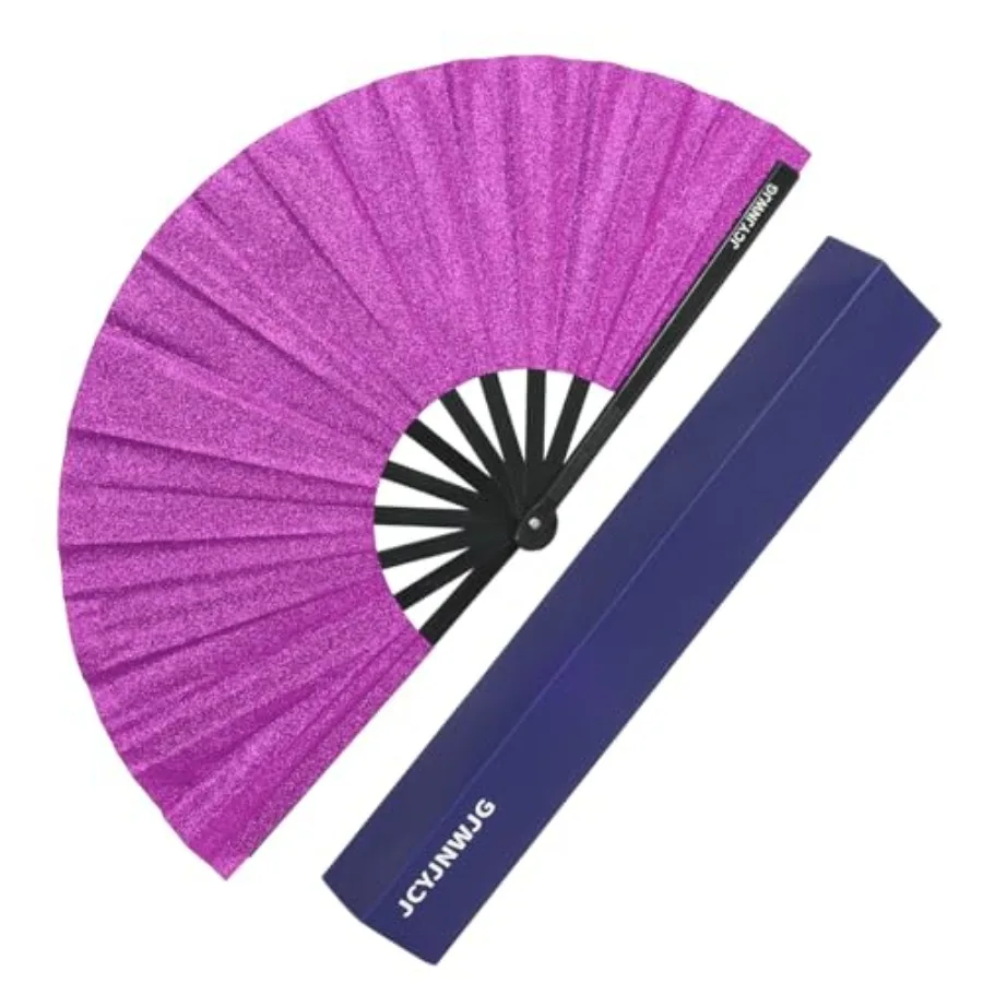 13.5inch Foldable Hand Fan For Line Dancing Clacking Popping Fan For Women, Rave, Dance, Or Decor
13.5inch Foldable Hand Fan For Line Dancing Clacking Popping Fan For Women, Rave, Dance, Or Decor