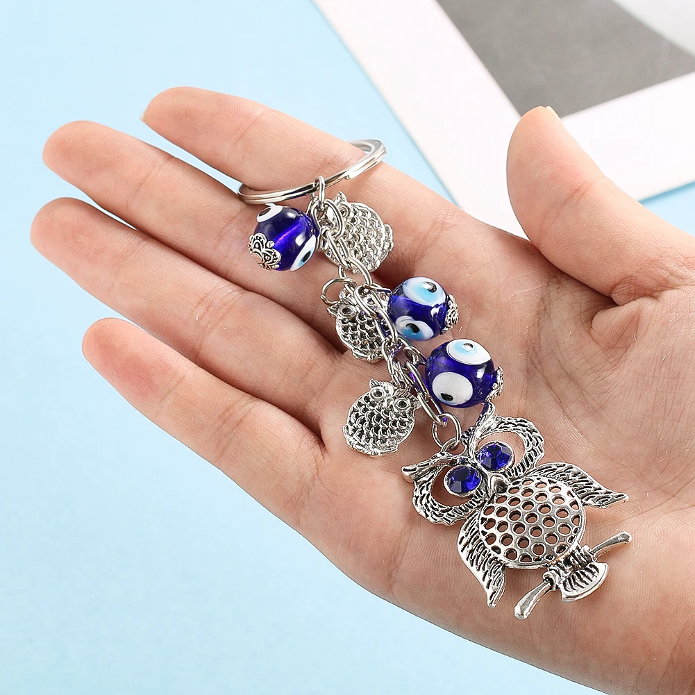 1PC Devil's Eye Owl Keychain Home Decoration Pendant Amulet Birthday Gift Car Hanging Craft Accessories Christmas Home Decor
1PC Devil's Eye Owl Keychain Home Decoration Pendant Amulet Birthday Gift Car Hanging Craft Accessories Christmas Home Decor