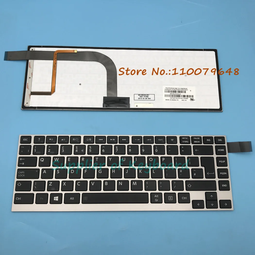 NEW Latin Spanish/English/UK Keyboard For Toshiba Satellite Click W30-A W30DT-A W30T-A W35T-A W35DT-A W35-A Backlit
NEW Latin Spanish/English/UK Keyboard For Toshiba Satellite Click W30-A W30DT-A W30T-A W35T-A W35DT-A W35-A Backlit
