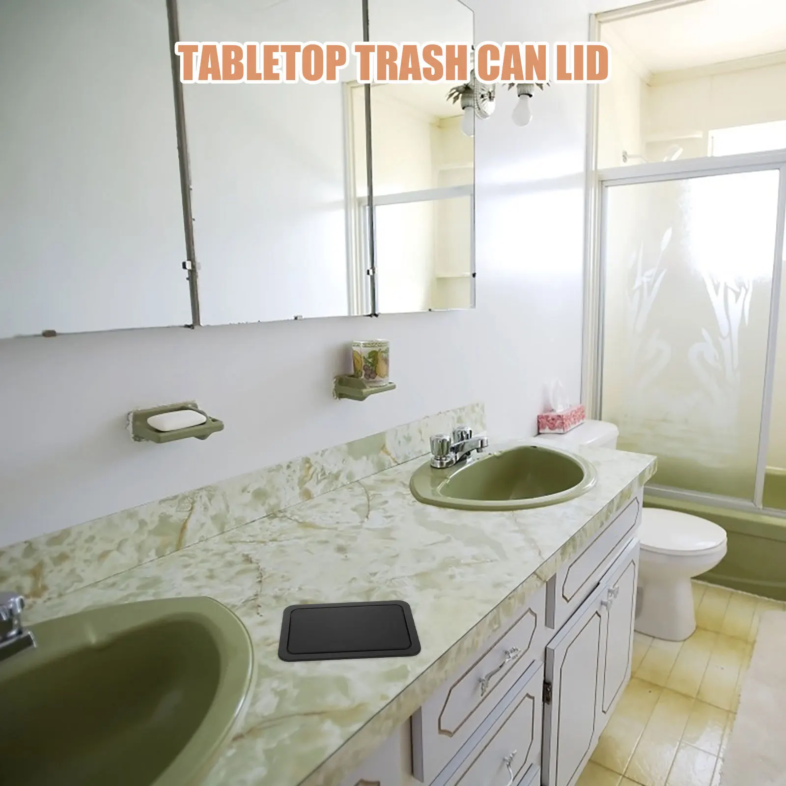 Countertop Trash Lid Stainless Steel Swing Flap Cover for Under Sink Bin Built-in Garbage Can Replacement Waste Container
Countertop Trash Lid Stainless Steel Swing Flap Cover for Under Sink Bin Built-in Garbage Can Replacement Waste Container