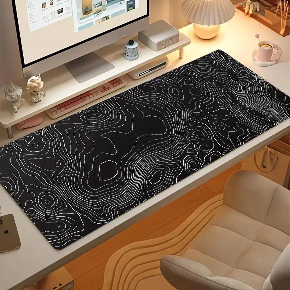 Computer Desks pad rubber anti-slip pc accessories edge locking large mouse pad desk pad gaming mats Black Contour Map office
Computer Desks pad rubber anti-slip pc accessories edge locking large mouse pad desk pad gaming mats Black Contour Map office