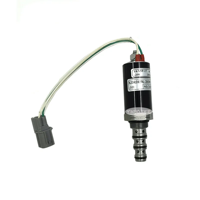 For SK200-2 Hydraulic Pump Proportional Solenoid Valve Pilot Hydraulic Valve YB35V00004F1 30C12A-111
For SK200-2 Hydraulic Pump Proportional Solenoid Valve Pilot Hydraulic Valve YB35V00004F1 30C12A-111
