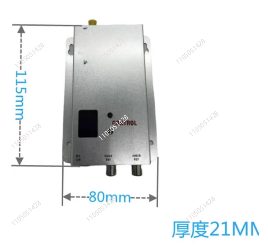 1.2G receiver, wireless FPV image transmission, digital display, wireless video receiver, wireless monitoring
1.2G receiver, wireless FPV image transmission, digital display, wireless video receiver, wireless monitoring