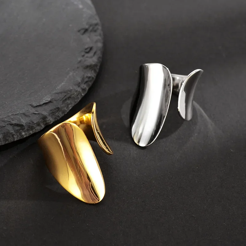 Youth of Vigor Large Wide 925 Sterling Silver Open Ring Gold Tone Irregular Pattern High Polished Rings R1047
Youth of Vigor Large Wide 925 Sterling Silver Open Ring Gold Tone Irregular Pattern High Polished Rings R1047