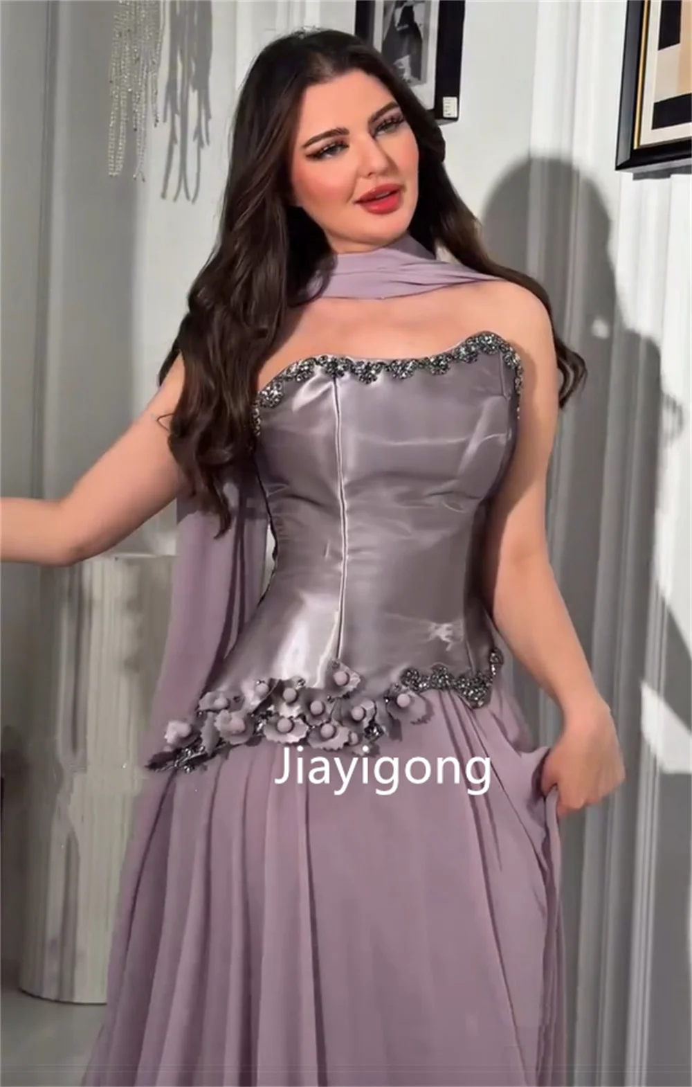 Customized Matching Charmeuse Pleat Sequined Flower A-line Strapless Long Luxury Party Prom Dresses Exquisite
Customized Matching Charmeuse Pleat Sequined Flower A-line Strapless Long Luxury Party Prom Dresses Exquisite