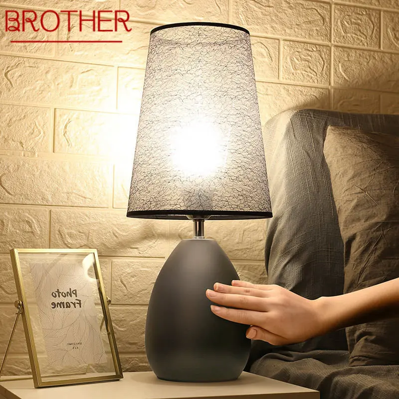 BROTHER Nordic Table Lamp LED Creative Touch Dimming Desk Light Modern Simple for Home Living Room Bedroom Bedside Decor
BROTHER Nordic Table Lamp LED Creative Touch Dimming Desk Light Modern Simple for Home Living Room Bedroom Bedside Decor