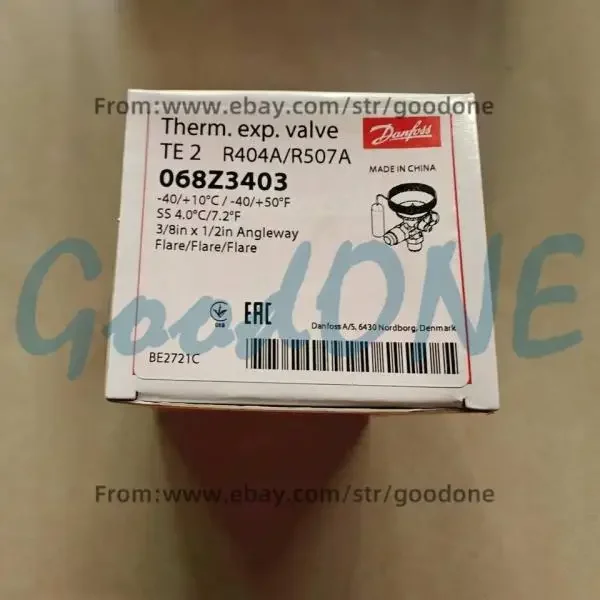 1pc New Tes2 068z3403 (r404a/r507) Thermal Expansion Brand New Original Spot 2026
1pc New Tes2 068z3403 (r404a/r507) Thermal Expansion Brand New Original Spot 2026
