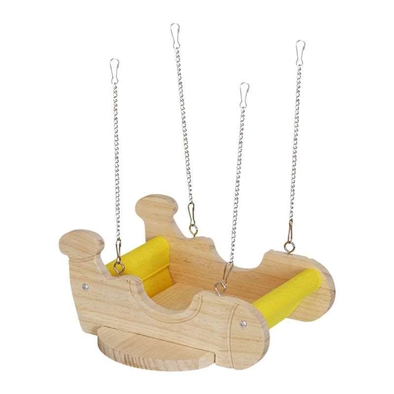 Wooden Chinchilla Hammock Swing Bed Toy For Small Pet Natural Chew Proof Hanging Climbing Toy Animal Cage Accessory B03E
Wooden Chinchilla Hammock Swing Bed Toy For Small Pet Natural Chew Proof Hanging Climbing Toy Animal Cage Accessory B03E