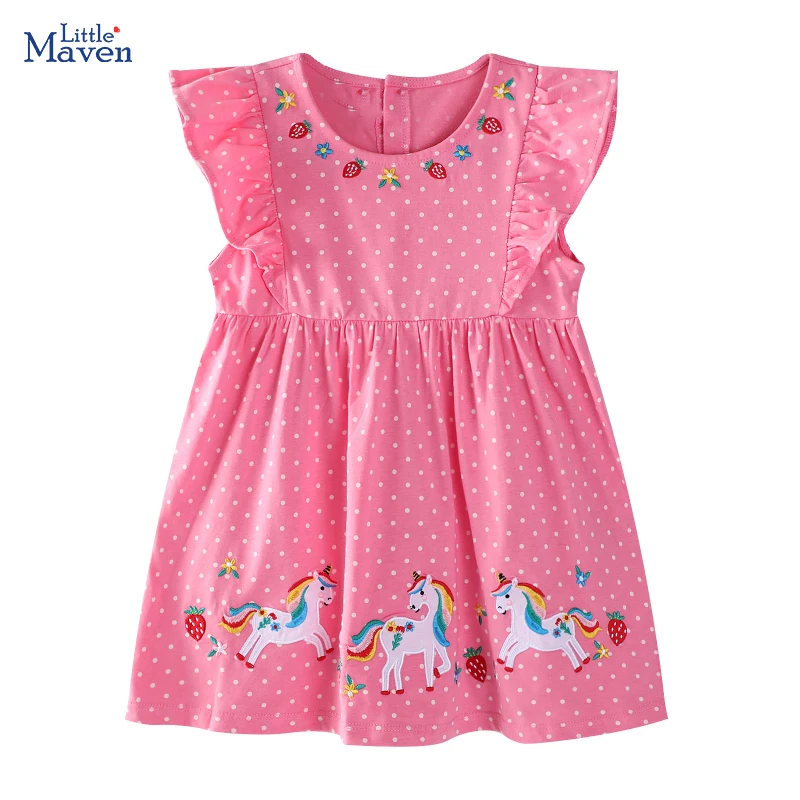Little maven Children's Clothing Baby Girls 2025 Summer Kids Clothes Cotton Embroidered Cartoon Unicorns Dresses Birthday Gifts
Little maven Children's Clothing Baby Girls 2025 Summer Kids Clothes Cotton Embroidered Cartoon Unicorns Dresses Birthday Gifts