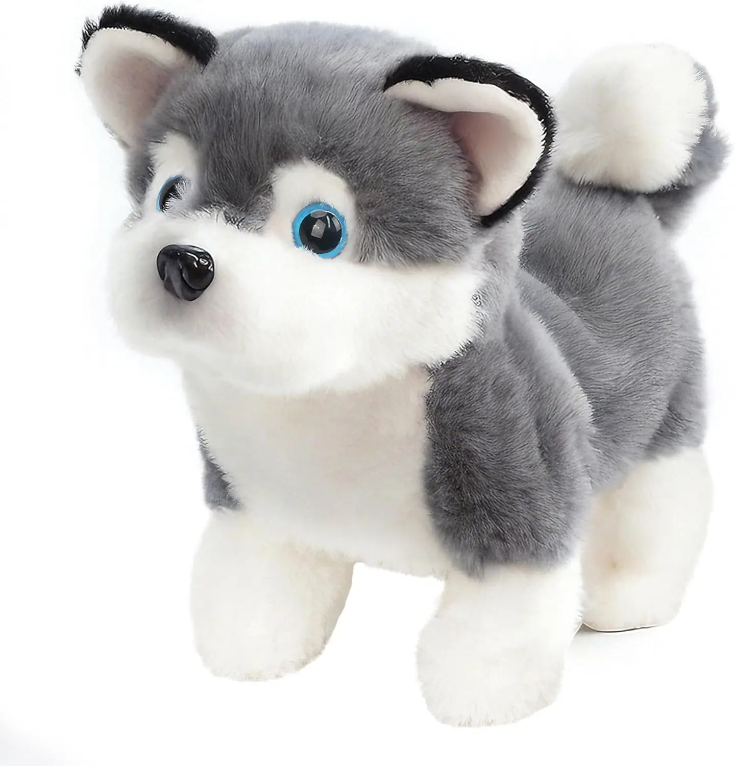 Interactive Walking Husky Plush Toy with Sounds, 7" Electronic Pet for Kids
Interactive Walking Husky Plush Toy with Sounds, 7" Electronic Pet for Kids