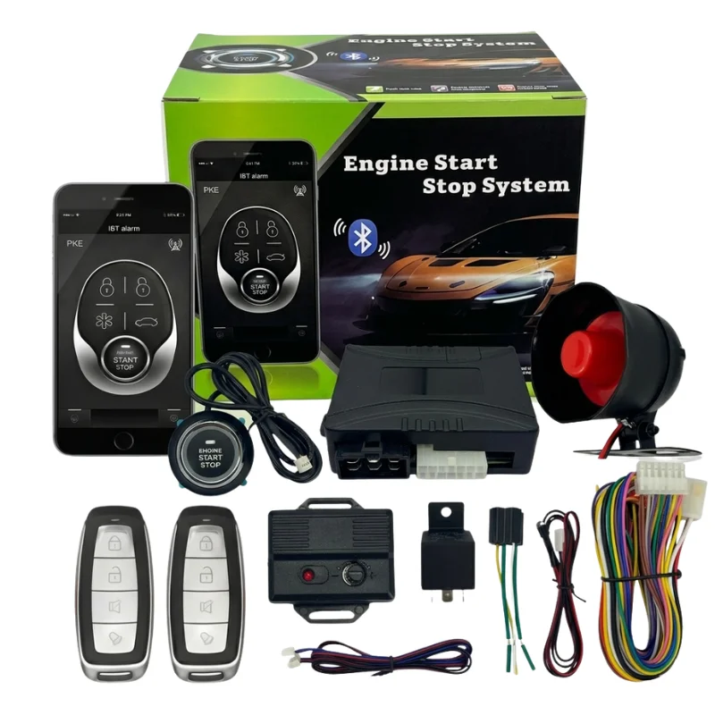 Smart Bluetooth Car Alarm System - APP Remote Engine Start & Keyless GO, PKE Passive Entry, Proximity Unlock, Anti-Theft Device
Smart Bluetooth Car Alarm System - APP Remote Engine Start & Keyless GO, PKE Passive Entry, Proximity Unlock, Anti-Theft Device