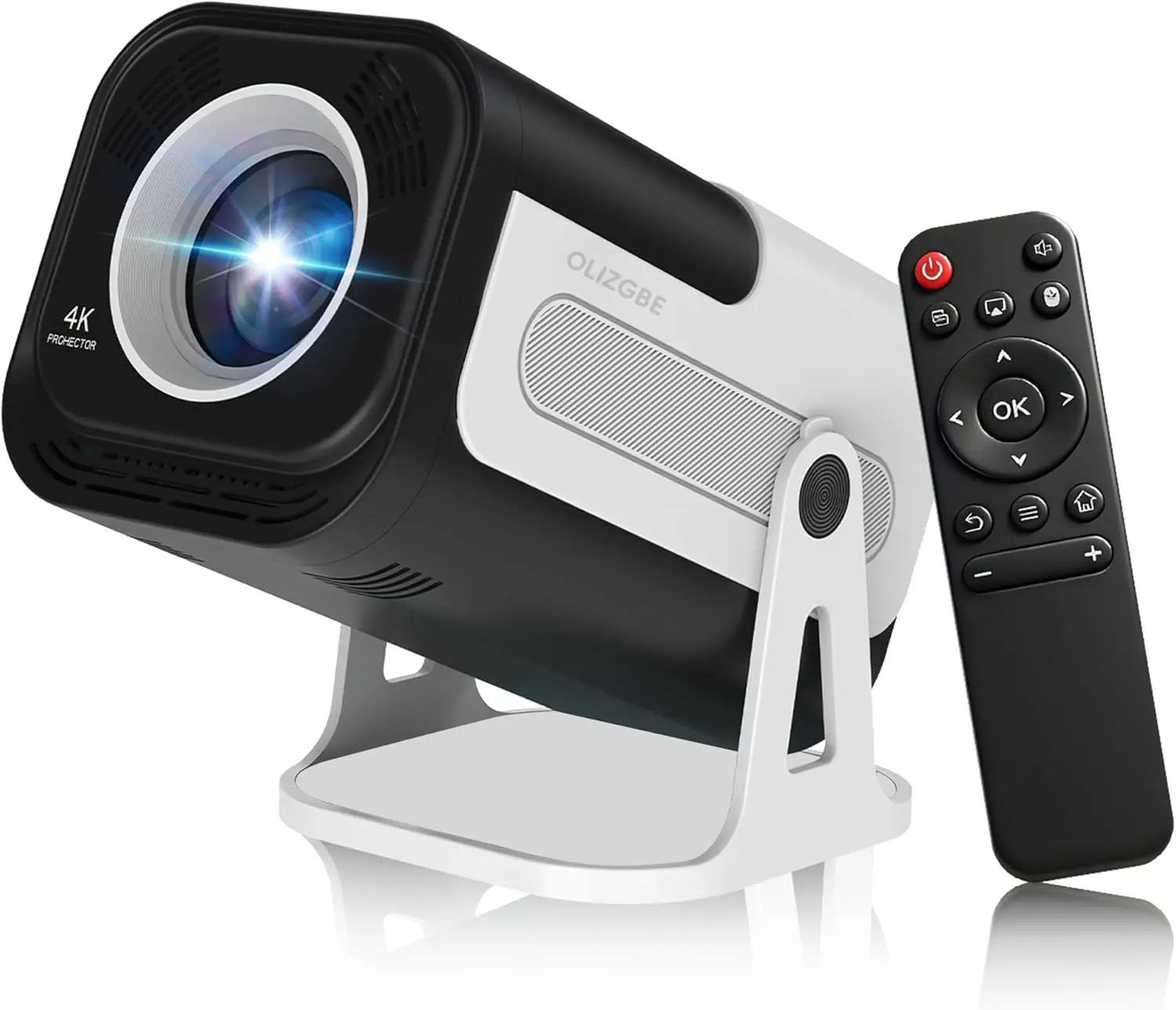 Smart WiFi Bluetooth Mini Projector 4K Support, Auto Keystone Rotatable Android 13, Compatible with Phone Laptop TV
Smart WiFi Bluetooth Mini Projector 4K Support, Auto Keystone Rotatable Android 13, Compatible with Phone Laptop TV
