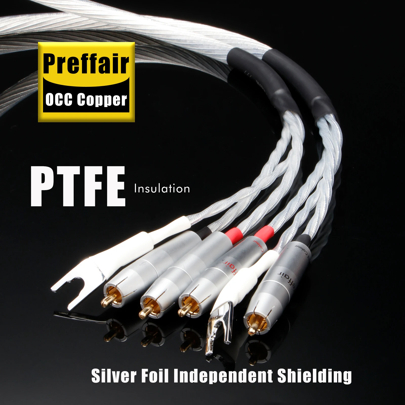 Preffair 7N OCC 2RCA «папа-папа» посеребренный экранированный Sire виниловый LP тонармный кабель Fever Sing and Replay аудиокабель
Preffair 7N OCC 2RCA «папа-папа» посеребренный экранированный Sire виниловый LP тонармный кабель Fever Sing and Replay аудиокабель