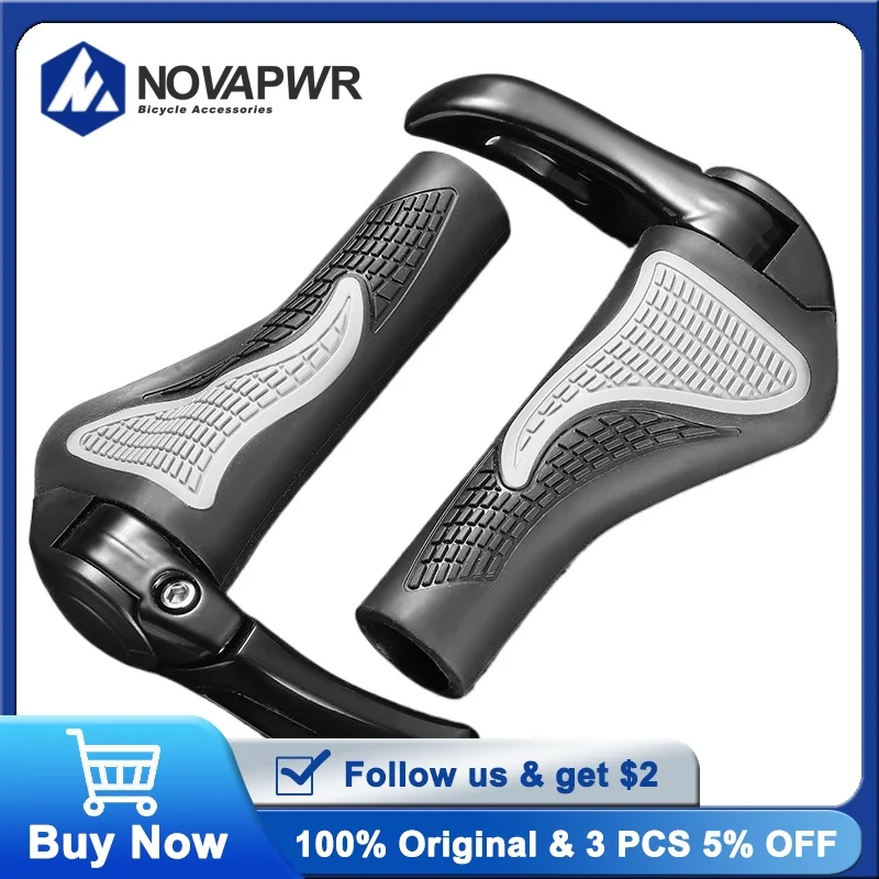 1 Pair MTB Bike Handle Grips, Ergonomic Anti-Slip Bullhorn Locking Grips, Bicycle Handlebar Cover for Road & Mountain Bikes
1 Pair MTB Bike Handle Grips, Ergonomic Anti-Slip Bullhorn Locking Grips, Bicycle Handlebar Cover for Road & Mountain Bikes