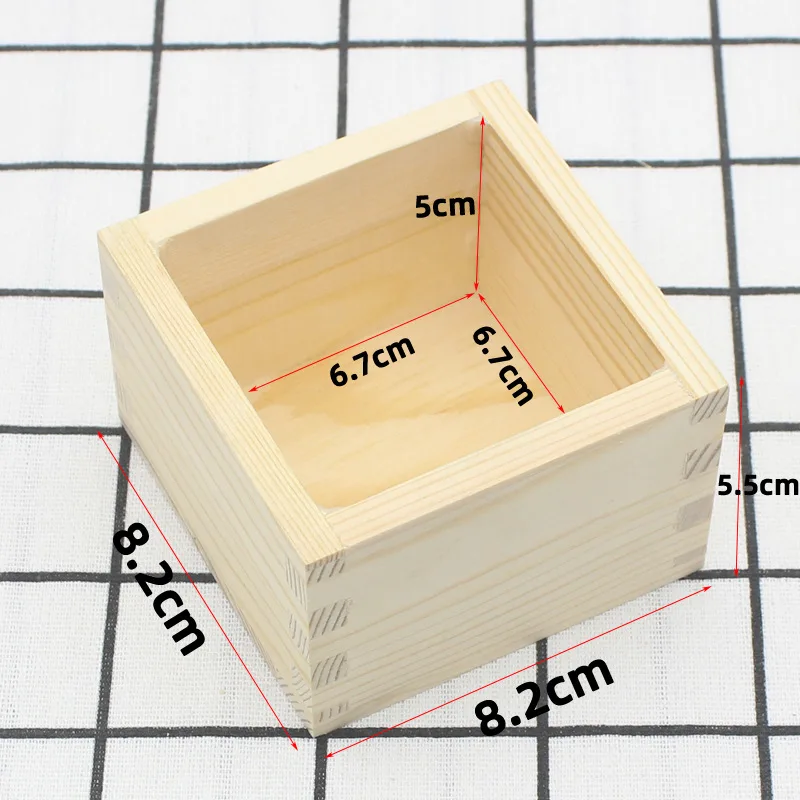 4Pcs Japanese Style Square Wooden Sake Cup Box Natural Wooden Tableware For Home And Restaurant Traditional Sushi Organizer
4Pcs Japanese Style Square Wooden Sake Cup Box Natural Wooden Tableware For Home And Restaurant Traditional Sushi Organizer
