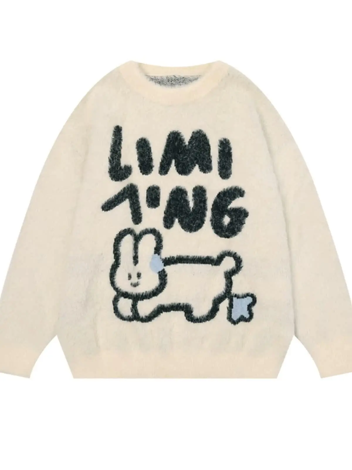 Cute Little Rabbit Soft Beaver Velvet Knitted Sweater Couple Casual Style Women's Loose Fit Winter Long Sleeve round Neck Top
Cute Little Rabbit Soft Beaver Velvet Knitted Sweater Couple Casual Style Women's Loose Fit Winter Long Sleeve round Neck Top