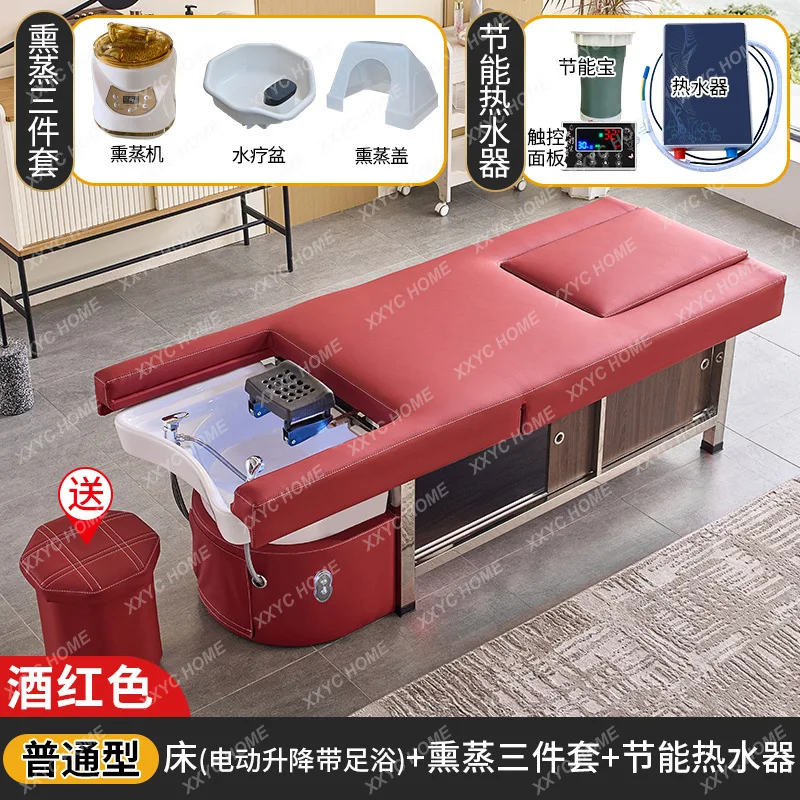 Высококачественный электрический салон красоты, специальный шампунь, массажный массаж, прикроватная кровать, циркуляция воды, фумигация
Высококачественный электрический салон красоты, специальный шампунь, массажный массаж, прикроватная кровать, циркуляция воды, фумигация