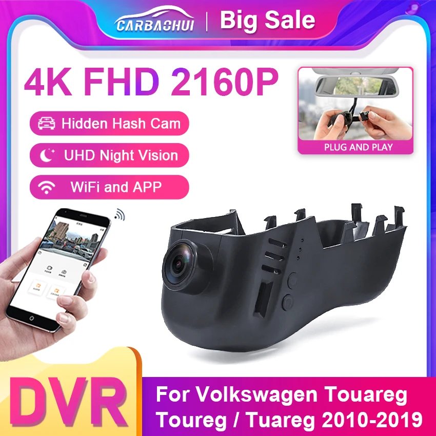 4K Plug and Play WIFI Dash Cam Car DVR Car Camera for Volkswagen VW Touareg 2010 2011 2012 2013 2014 2015 2016 2017 2018 2019
4K Plug and Play WIFI Dash Cam Car DVR Car Camera for Volkswagen VW Touareg 2010 2011 2012 2013 2014 2015 2016 2017 2018 2019