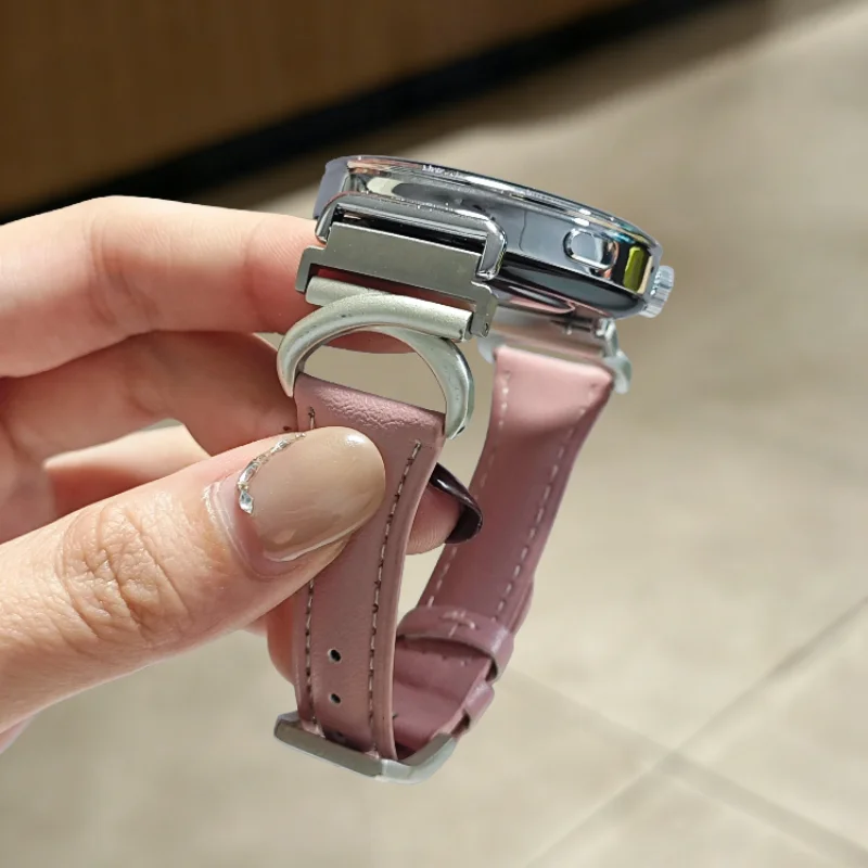The niche leather strap is suitable for Huawei GT5/GT5 Pro/GT4/GT2/3/4 22mm/20mm/18mm fashionable strap
The niche leather strap is suitable for Huawei GT5/GT5 Pro/GT4/GT2/3/4 22mm/20mm/18mm fashionable strap