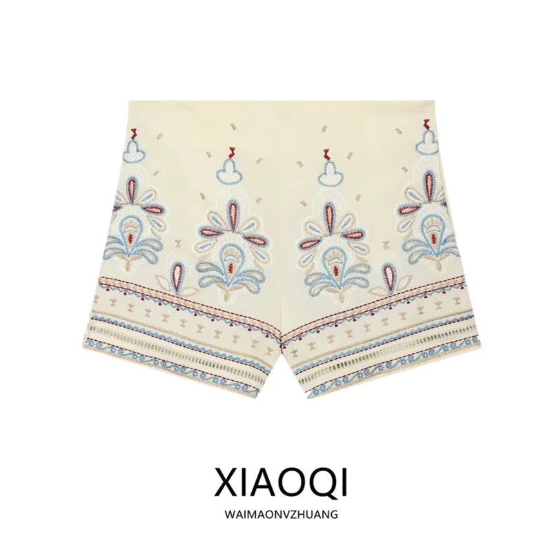 High Waist Linen Embroidered Shorts Women's Fashion Spring Summer New Arrival Contrast Color Casual Pants Straight Leg Plant ...
High Waist Linen Embroidered Shorts Women's Fashion Spring Summer New Arrival Contrast Color Casual Pants Straight Leg Plant ...