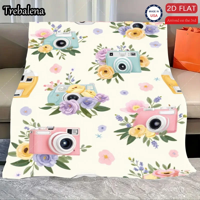 Flannel Blanket-Soft Lightweight All-season Cute Floral Camera Print Baby Blanket Soft Cozy for Toddlers Kids
Flannel Blanket-Soft Lightweight All-season Cute Floral Camera Print Baby Blanket Soft Cozy for Toddlers Kids