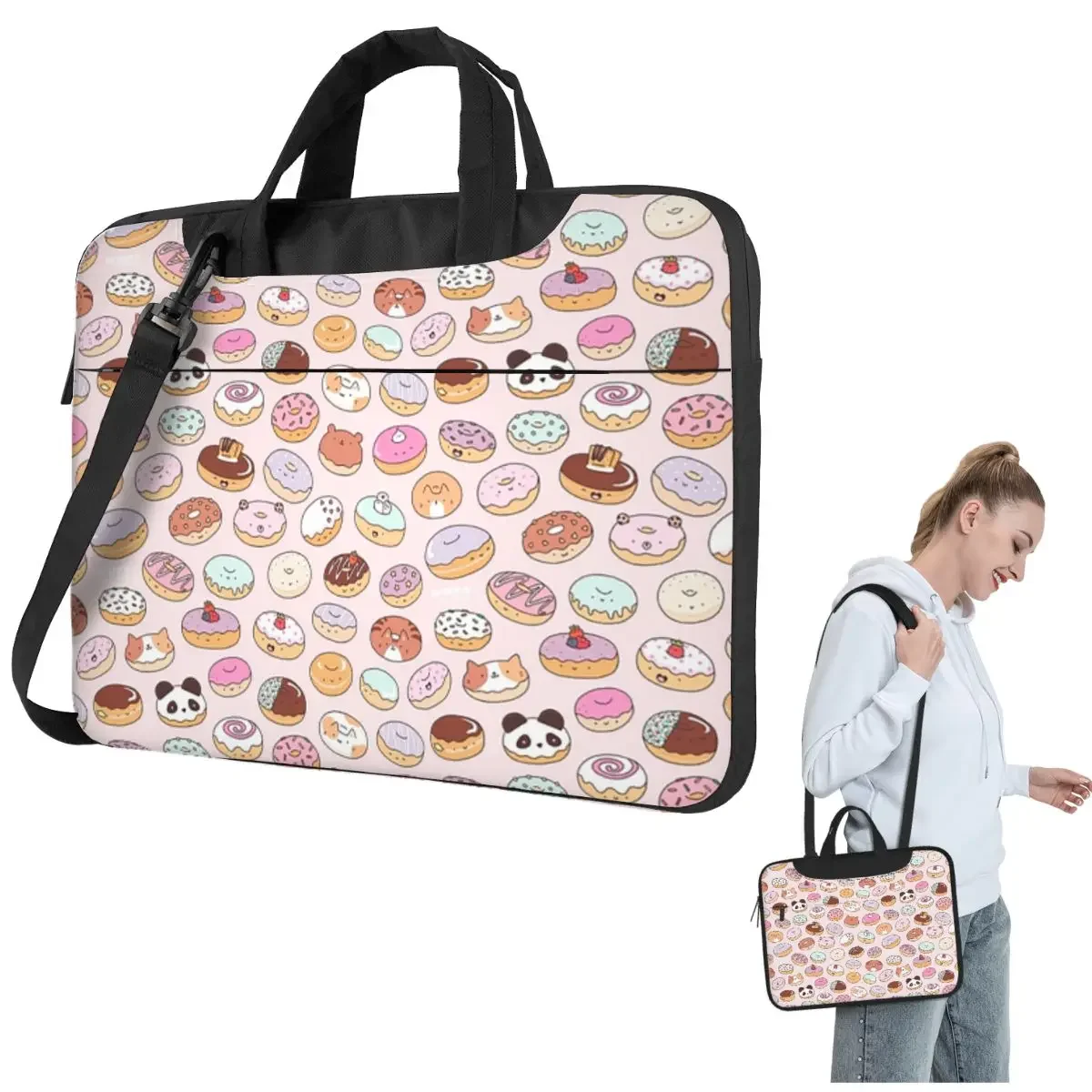 Mmm.. Donuts! Crossbody Laptop Bag Case Computer Bag Resistant Protective Notebook Pouch for Macbook Pro
Mmm.. Donuts! Crossbody Laptop Bag Case Computer Bag Resistant Protective Notebook Pouch for Macbook Pro
