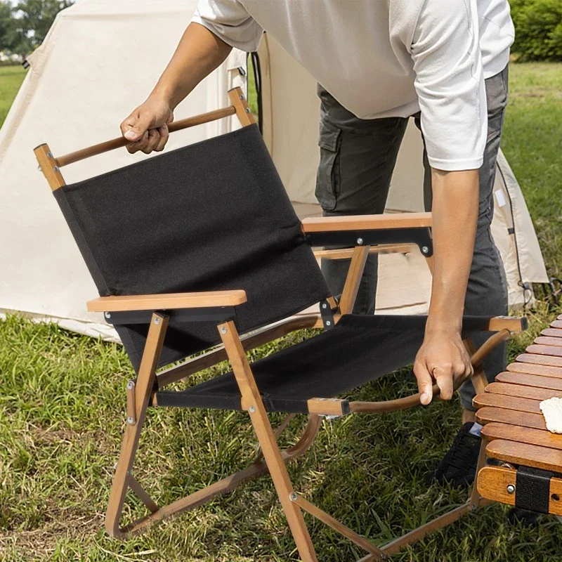53*55*61cm Medium Size Aluminum Frame 600D Black Oxford Cloth Bearing 100kg Imitation Wood Grain Spray Paint Camping Chair Black
53*55*61cm Medium Size Aluminum Frame 600D Black Oxford Cloth Bearing 100kg Imitation Wood Grain Spray Paint Camping Chair Black
