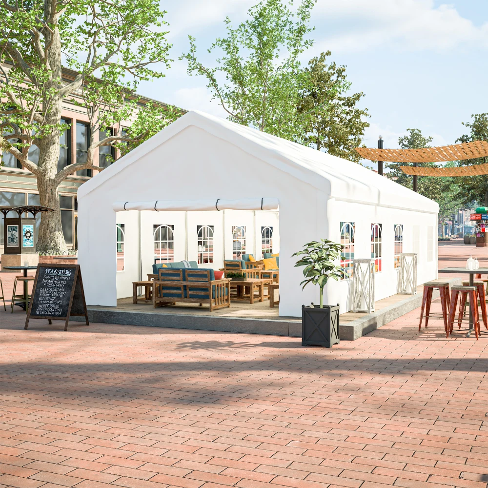 16x32FT Party Tent Heavy Duty, Large Wedding Event Shelters with 3 Storage Bags & Removable Sidewalls, Outdoor Canopy Gazebo
16x32FT Party Tent Heavy Duty, Large Wedding Event Shelters with 3 Storage Bags & Removable Sidewalls, Outdoor Canopy Gazebo