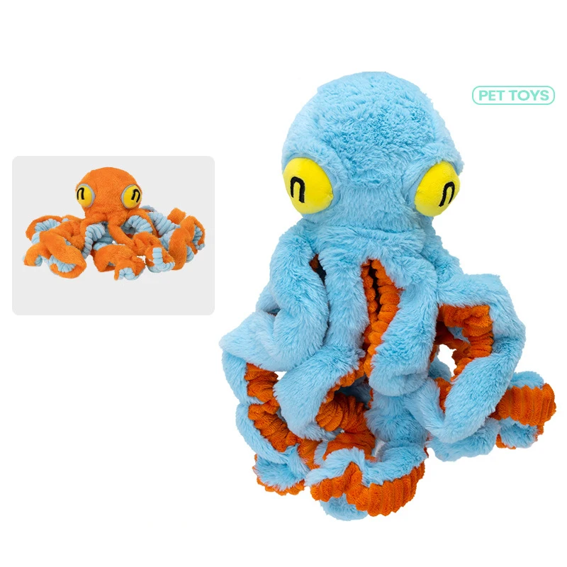 Big Octopus Playing Funny Plush Dog Chew Toys Squeak Dog Teeth Cleaning Toy Interactive Pet Toy
Big Octopus Playing Funny Plush Dog Chew Toys Squeak Dog Teeth Cleaning Toy Interactive Pet Toy