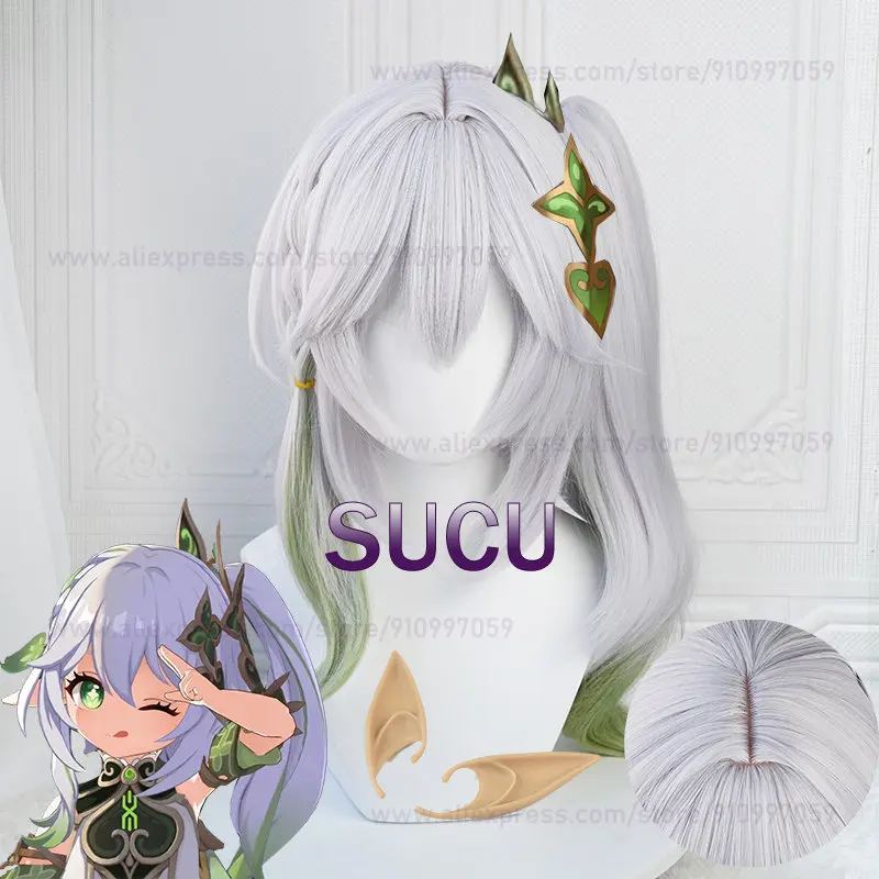 Nahida Cosplay Wig Game Genshin Impact Wigs 55cm Long Blend Gradient Hair Heat Resistant Synthetic Hair Halloween COS Hair
Nahida Cosplay Wig Game Genshin Impact Wigs 55cm Long Blend Gradient Hair Heat Resistant Synthetic Hair Halloween COS Hair