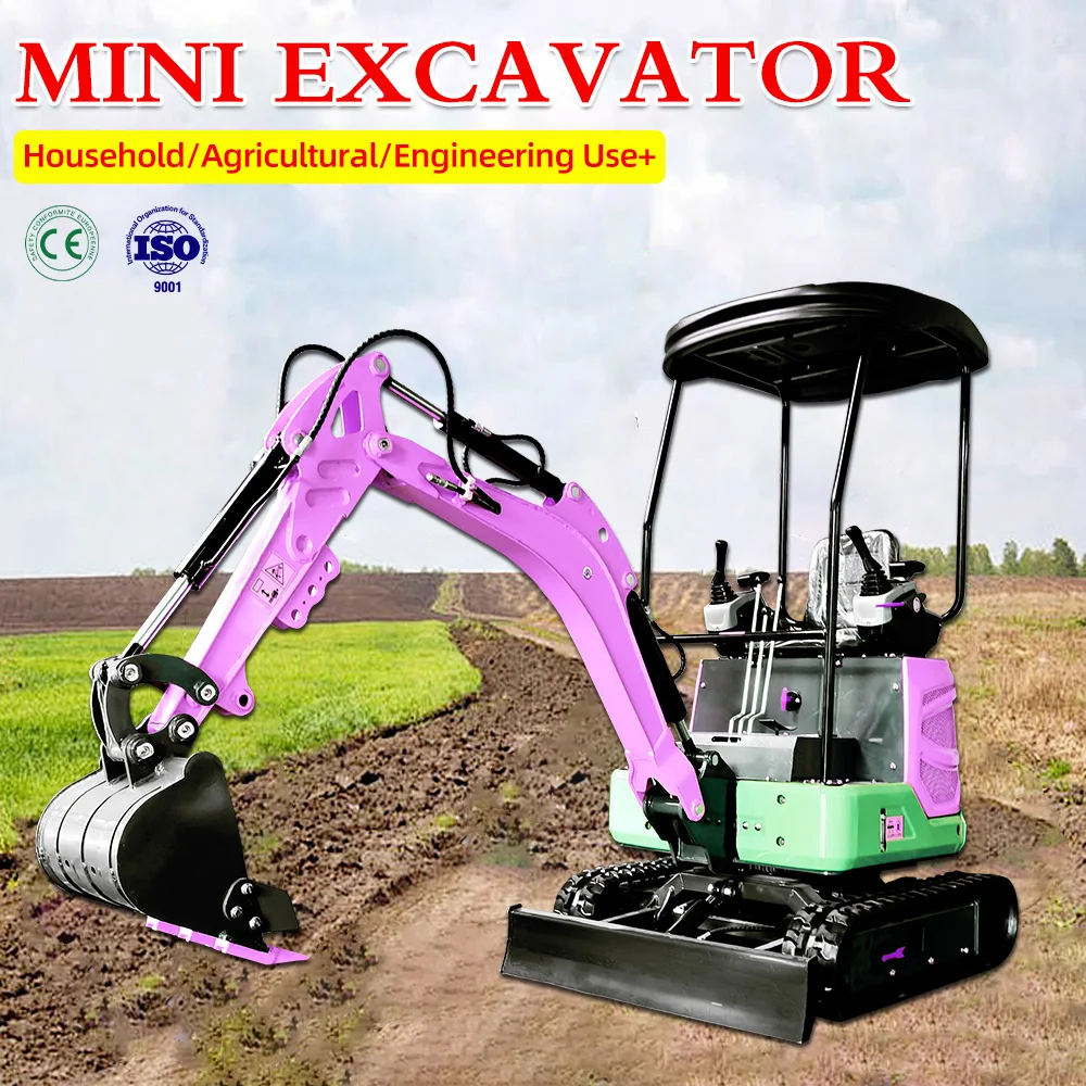 Micro Digger For Kubota Engine Mini Excavator 1.5 Ton Crawler Digger Home Customized 2 Ton Mini Excavator Multi-PurposeSmall
Micro Digger For Kubota Engine Mini Excavator 1.5 Ton Crawler Digger Home Customized 2 Ton Mini Excavator Multi-PurposeSmall