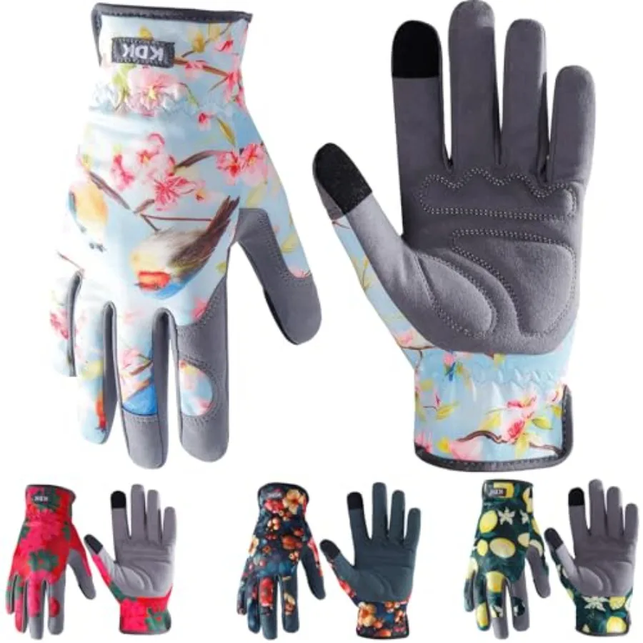 Gardening Gloves for Women, Flexible Breathable Garden Gloves, Leather Working Gloves for Weeding, Digging and Pruning S-Birds
Gardening Gloves for Women, Flexible Breathable Garden Gloves, Leather Working Gloves for Weeding, Digging and Pruning S-Birds