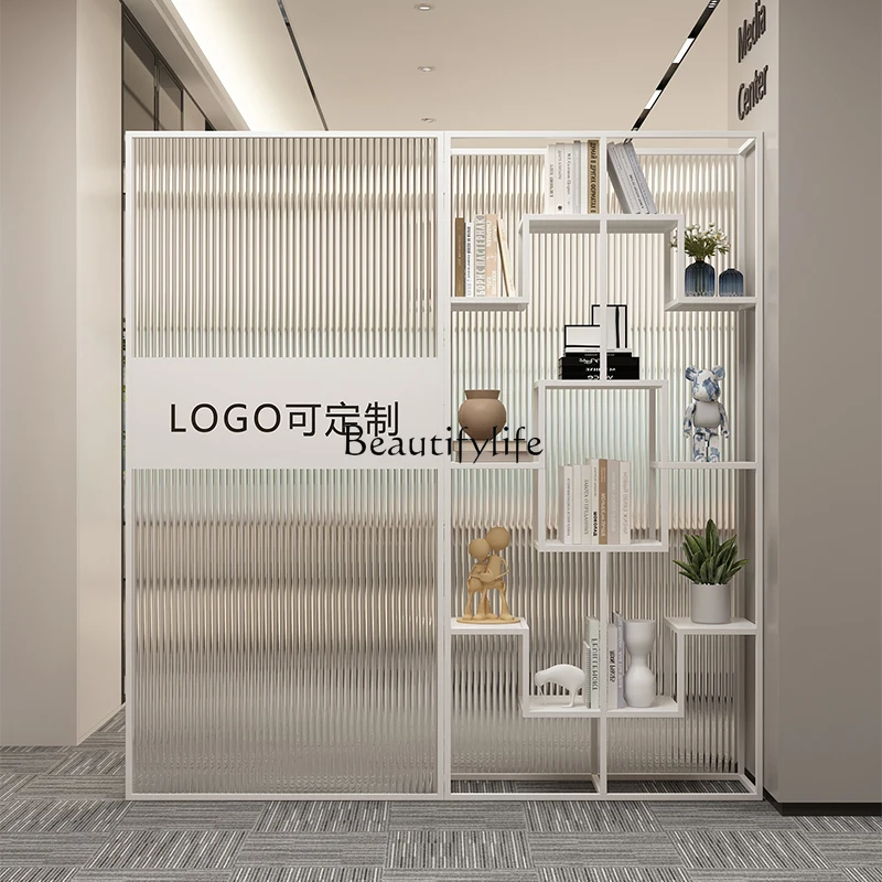 Company Front Desk Changhong Glass Display Stand Office Partition Wall Screen Exhibition Hall Shelf
Company Front Desk Changhong Glass Display Stand Office Partition Wall Screen Exhibition Hall Shelf