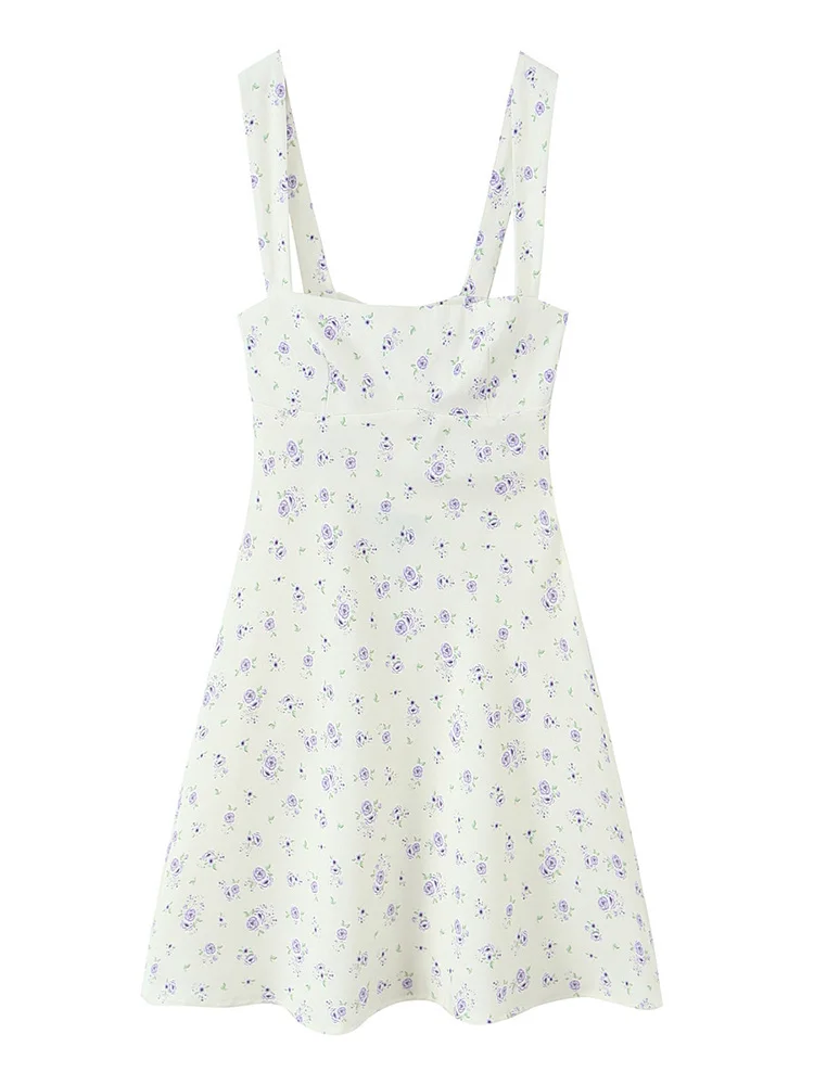 SIYANG Women Fashion Print Back Hollow Out Bow Lace Up Side Zipper Mini Dress Vintage Straps Square Neck Female Chic Dresses
SIYANG Women Fashion Print Back Hollow Out Bow Lace Up Side Zipper Mini Dress Vintage Straps Square Neck Female Chic Dresses