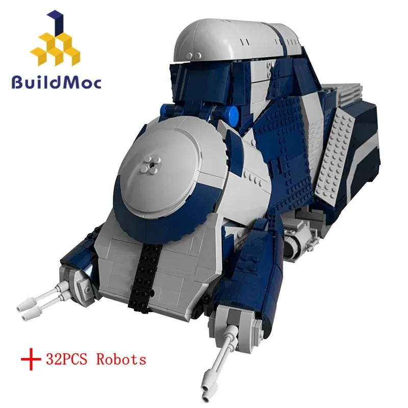 Buildmoc Space Wars MTT Космический корабль Транспортный корабль MOC Набор строительных блоков Игрушки для детей Детские подарки Игрушки 1750 шт. Кирпичи
Buildmoc Space Wars MTT Космический корабль Транспортный корабль MOC Набор строительных блоков Игрушки для детей Детские подарки Игрушки 1750 шт. Кирпичи