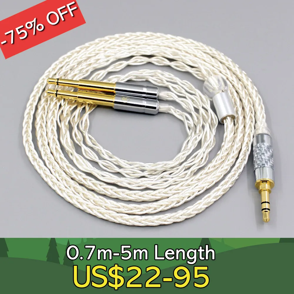 8 Core Silver Plated OCC Earphone Cable For Meze 99 Classics NEO NOIR Headset Headphone LN007808
8 Core Silver Plated OCC Earphone Cable For Meze 99 Classics NEO NOIR Headset Headphone LN007808