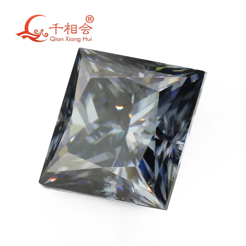 Gray Moissanite Loose Gemstone Square Shape Diamond Cut 0.5ct-5ct for Jewelry Making Wholesale Grey Color Gemstones
Gray Moissanite Loose Gemstone Square Shape Diamond Cut 0.5ct-5ct for Jewelry Making Wholesale Grey Color Gemstones