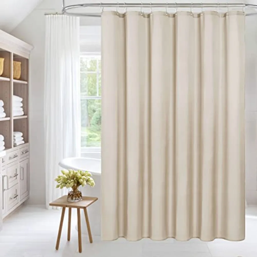 Beige Shower Curtain Liner, Cream Fabric Shower Curtain Liner for Modern Bathroom Decor, Waterproof Cloth and Hotel Quality, 72
Beige Shower Curtain Liner, Cream Fabric Shower Curtain Liner for Modern Bathroom Decor, Waterproof Cloth and Hotel Quality, 72