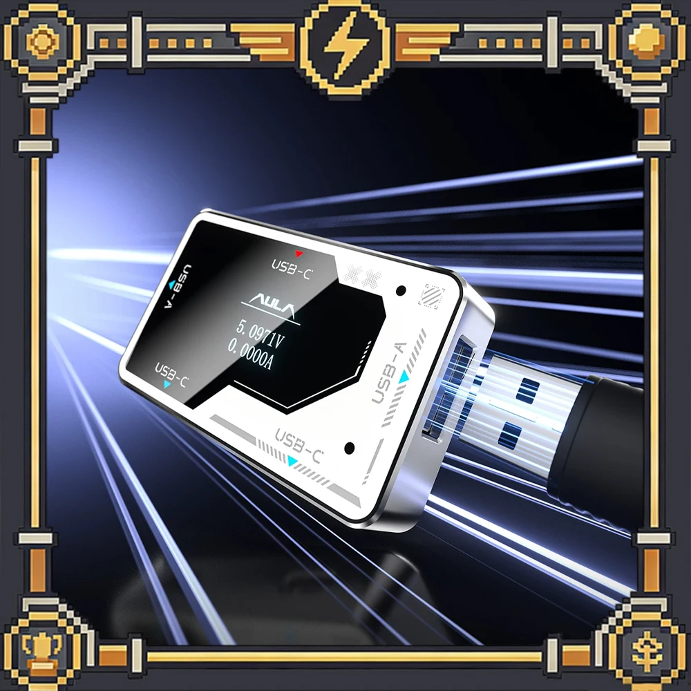 AULA Gaming USB Hub Magnetic Switch Keyboard Dedicated Hub,USB-A*2,Type-C*3,8000Hz,Display Current/Voltage Aluminium Hub
AULA Gaming USB Hub Magnetic Switch Keyboard Dedicated Hub,USB-A*2,Type-C*3,8000Hz,Display Current/Voltage Aluminium Hub