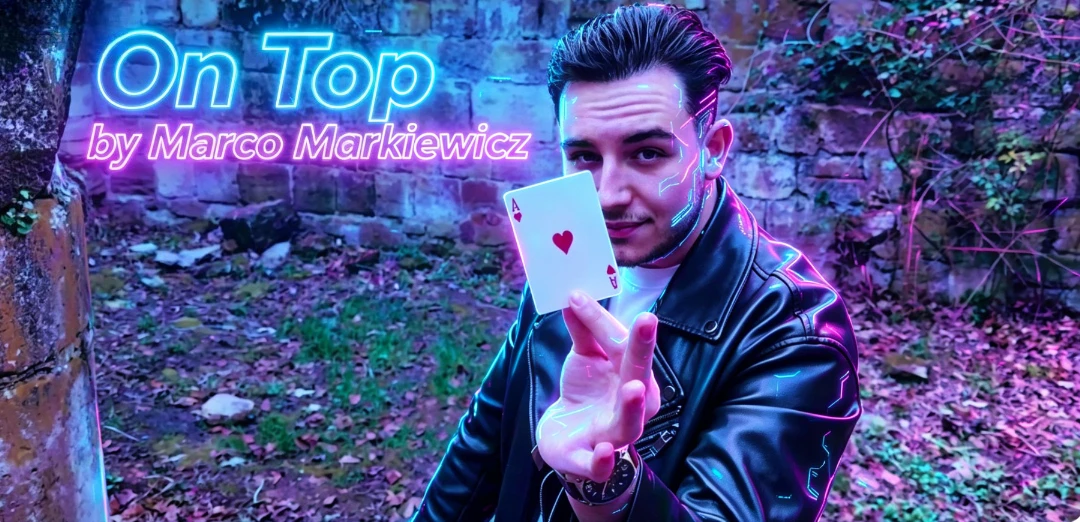 Gimmicks On Top by Marco Markiewicz Close Up Magic Tricks Poker Deck Magic Props Magician Beginner Illusion AMBITIOUS Card Magia
Gimmicks On Top by Marco Markiewicz Close Up Magic Tricks Poker Deck Magic Props Magician Beginner Illusion AMBITIOUS Card Magia