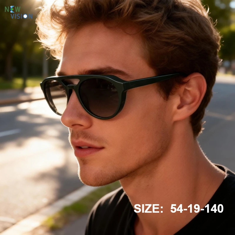 Men Double Bridge Pilot Sunglasses Acetate Frame UV400 Gradient Lens Retro Driving Vacation Leisure Fashion SUN GLASSES Women
Men Double Bridge Pilot Sunglasses Acetate Frame UV400 Gradient Lens Retro Driving Vacation Leisure Fashion SUN GLASSES Women