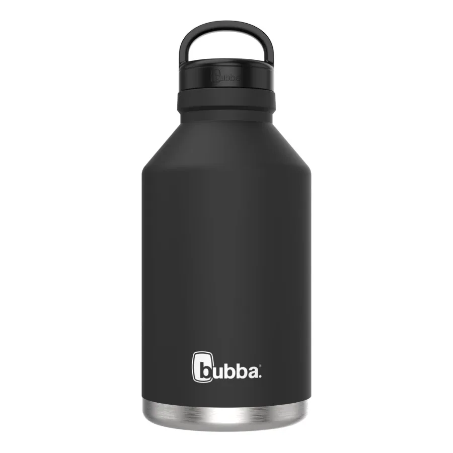 Бутылка для воды из нержавеющей стали Growler с широким горлышком, прорезиненная, цвет лакрица, 64 жидких унции.
Бутылка для воды из нержавеющей стали Growler с широким горлышком, прорезиненная, цвет лакрица, 64 жидких унции.