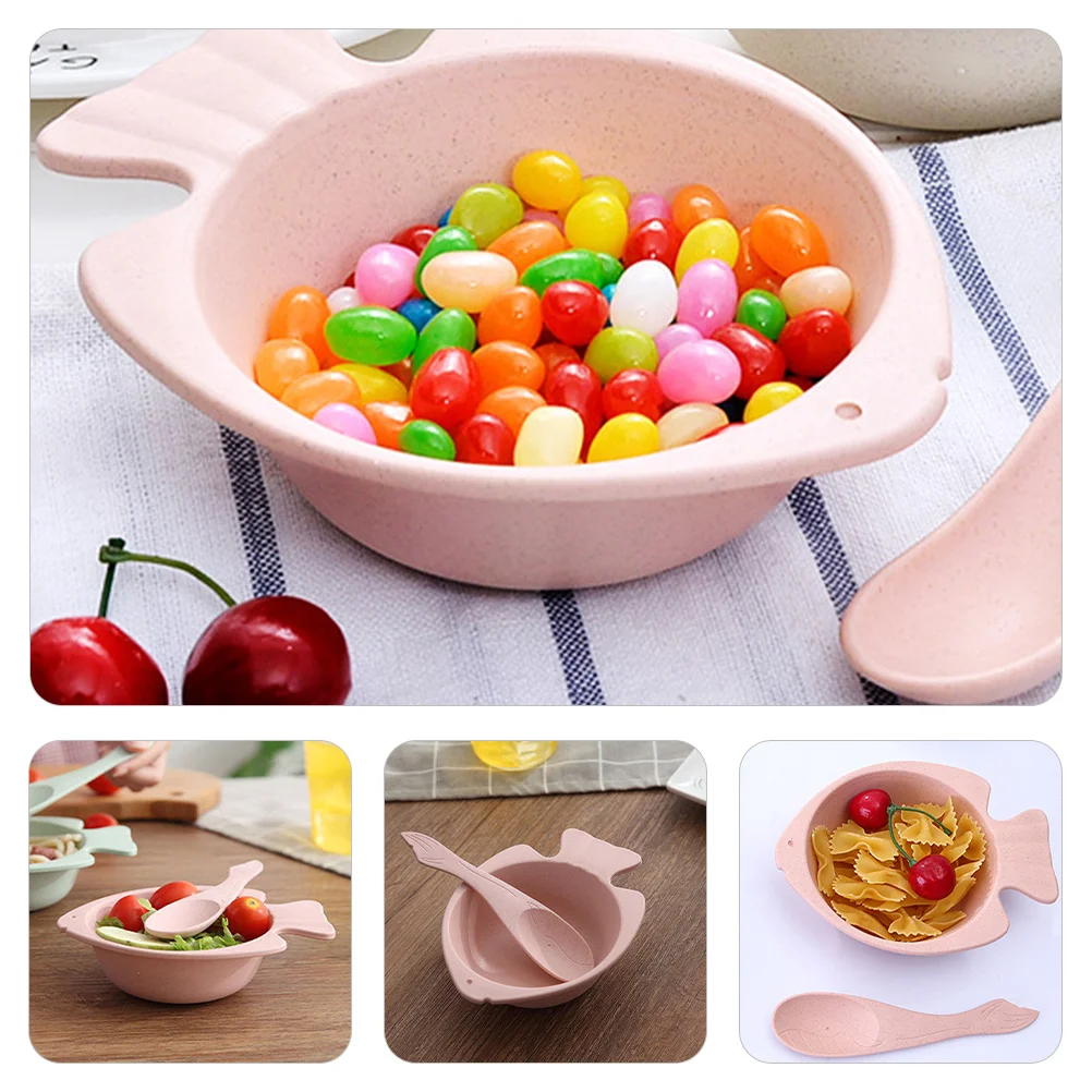 1 set 1 Set Unbreakable Kids Bowl Set Bottom Large Mouth Wheat Straw Cereal Rice Soup Salad Serving Bowl Stackable
1 set 1 Set Unbreakable Kids Bowl Set Bottom Large Mouth Wheat Straw Cereal Rice Soup Salad Serving Bowl Stackable