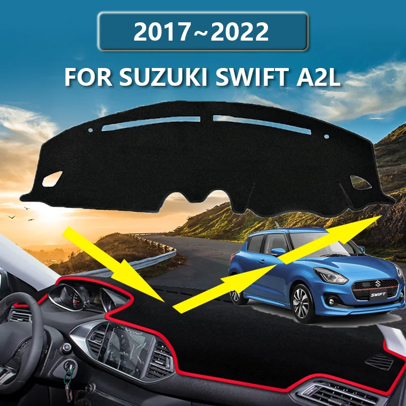 Солнцезащитная Накладка для приборной панели Suzuki Swift A2L 2017 ~ 2022, 2018 2019 2020 2021 нескользящая Накладка для автомобильной приборной панели, защита от УФ-лучей, декоративные аксессуары для интерьера
Солнцезащитная Накладка для приборной панели Suzuki Swift A2L 2017 ~ 2022, 2018 2019 2020 2021 нескользящая Накладка для автомобильной приборной панели, защита от УФ-лучей, декоративные аксессуары для интерьера
