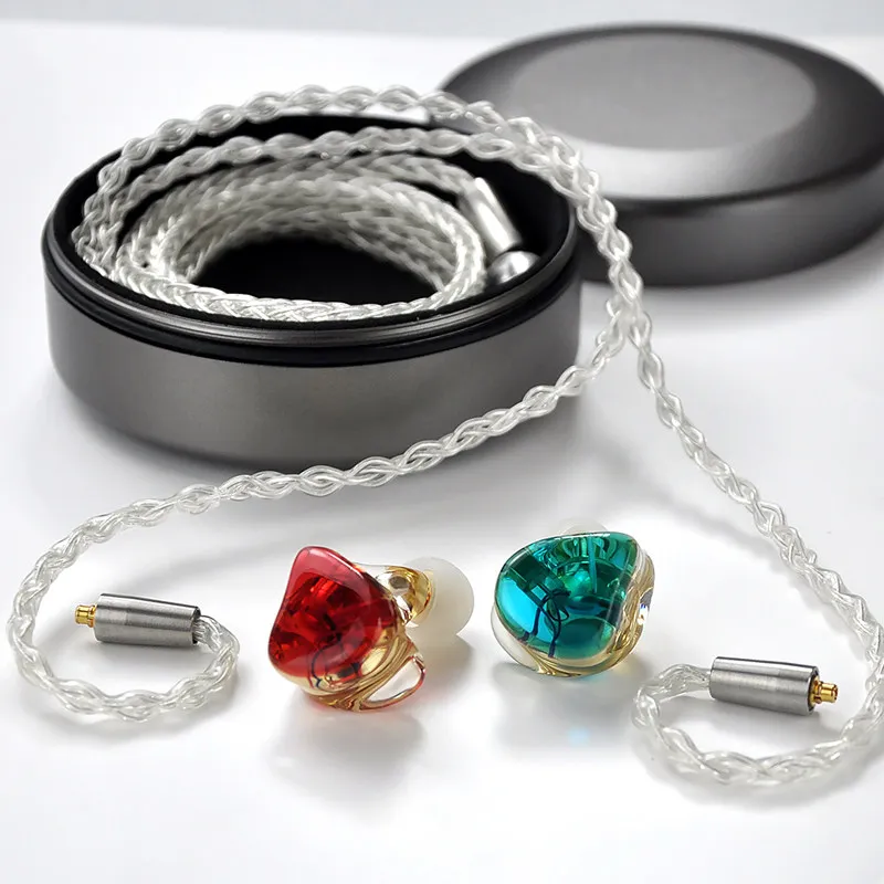HIFI Full Range Mmcx Wired Earplugs Four-strand Silver-plated Upgrade Cable In-ear Dynamic Earphones Replaceable Popular
HIFI Full Range Mmcx Wired Earplugs Four-strand Silver-plated Upgrade Cable In-ear Dynamic Earphones Replaceable Popular
