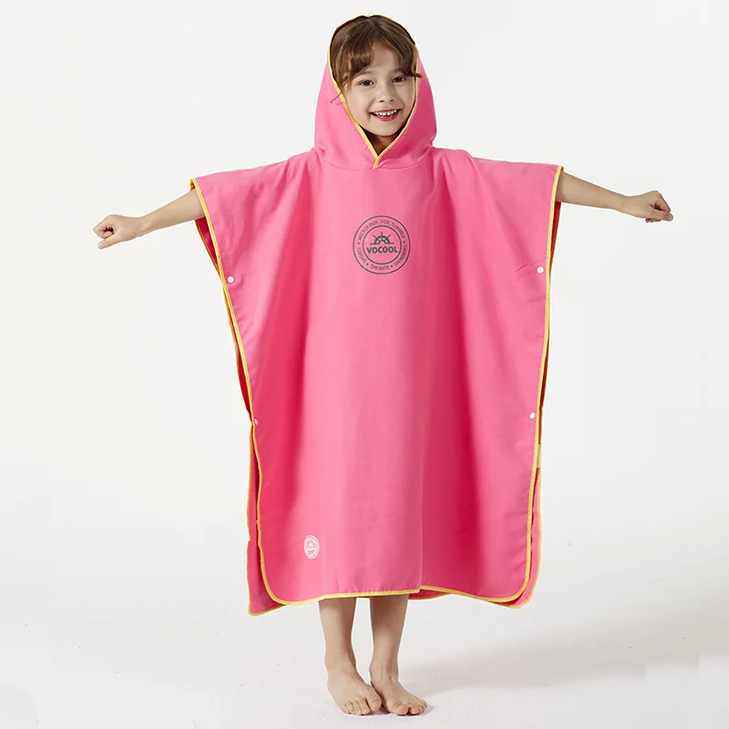 Microcellulose Color Children's Bathrobe Windproof and Absorbent Poncho Swimming Changing Bathrobe
Microcellulose Color Children's Bathrobe Windproof and Absorbent Poncho Swimming Changing Bathrobe
