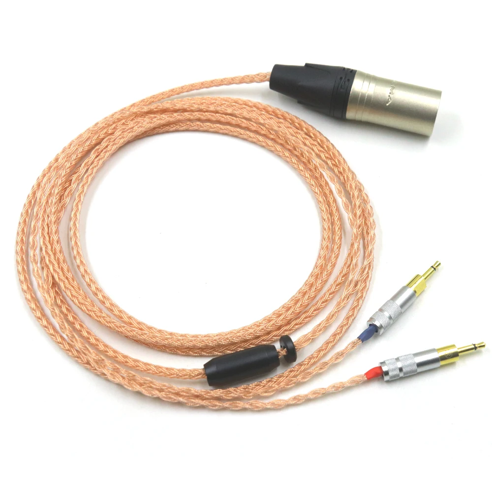 16 Core Essence shrinks Copper Balance 3.5 Xlr 4.4 male to Dual 2.5mm Headphone Cable For sennheiser hd700 nw zx300
16 Core Essence shrinks Copper Balance 3.5 Xlr 4.4 male to Dual 2.5mm Headphone Cable For sennheiser hd700 nw zx300