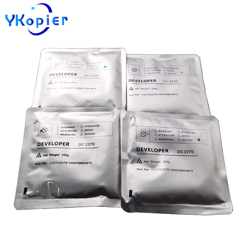DC2270 Developer Powder For Fuji Xerox C5570 C3300 C3370 C7545 C7535 C2270 C3375 C7556 C5575 C7835 CMYK Developer
DC2270 Developer Powder For Fuji Xerox C5570 C3300 C3370 C7545 C7535 C2270 C3375 C7556 C5575 C7835 CMYK Developer
